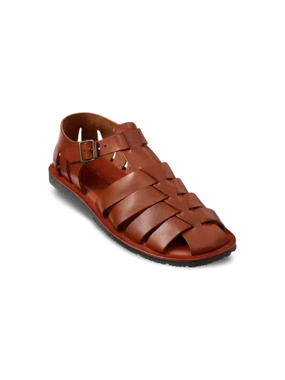 Paul Fredrick Roland Fisherman Sandal In Brown
