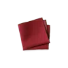 Paul Fredrick Solid Silk Pocket Square In Burgundy