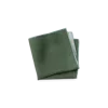 Paul Fredrick Solid Silk Pocket Square In Green