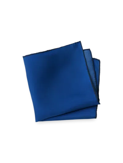 PAUL FREDRICK SOLID SILK POCKET SQUARE