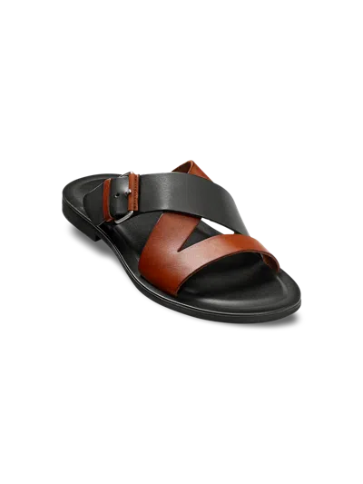 Paul Fredrick Stefano Sandal In Black