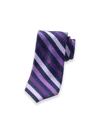 Paul Fredrick Patterned Woven Silk Tie In Multi