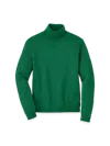 Paul Fredrick Supima Cotton Turtleneck In Green