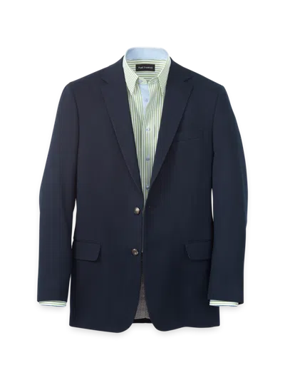 Paul Fredrick Travel Blazer In Blue