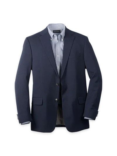 Paul Fredrick Travel Blazer In Blue