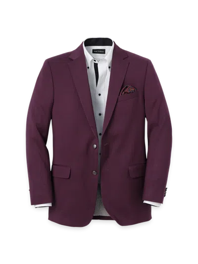 Paul Fredrick Travel Blazer In Purple