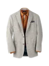 Paul Fredrick Wool Donegal Single Breasted Notch Lapel Sport Coat In Gray