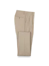 Paul Fredrick Wool Sharkskin Flat Front Pants In Multi