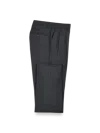 Paul Fredrick Wool Gabardine Flat Front Pants In Pink