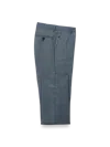 Paul Fredrick Wool Sharkskin Flat Front Pants In Blue