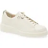 Paul Green Abbey Sneaker In Ivory Leather