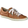 Paul Green Addie Sneaker In Cuoio Leather