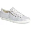 Paul Green Addie Sneaker In Silver Metallic Vintage