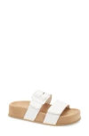 Paul Green Aloha Slide Sandal In White