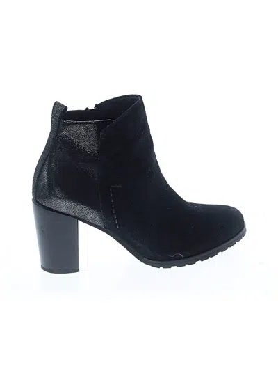 Pre-owned Paul Green Ankle Boots In Black