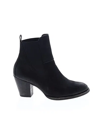 Pre-owned Paul Green Ankle Boots In Black