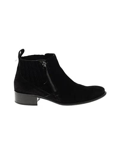 Pre-owned Paul Green Ankle Boots In Black