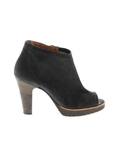 Pre-owned Paul Green Ankle Boots In Black