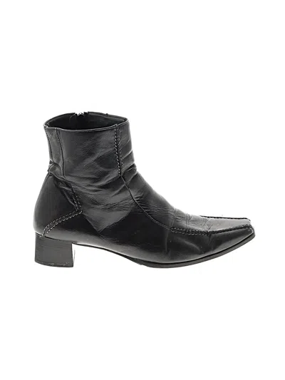 Pre-owned Paul Green Ankle Boots In Black