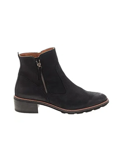 Pre-owned Paul Green Ankle Boots In Black