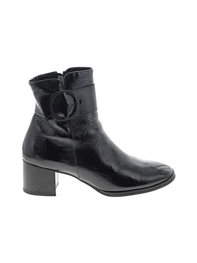 Pre-owned Paul Green Ankle Boots In Black
