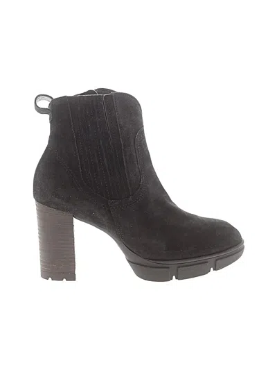 Pre-owned Paul Green Ankle Boots In Black
