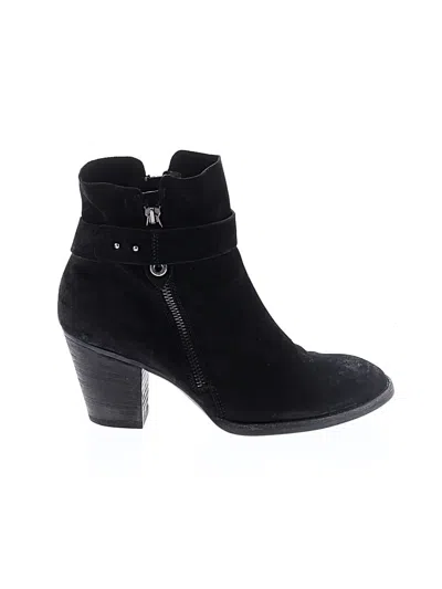 Pre-owned Paul Green Ankle Boots In Black