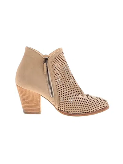 Pre-owned Paul Green Ankle Boots In Brown