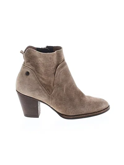 Pre-owned Paul Green Ankle Boots In Brown