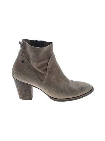 Pre-owned Paul Green Ankle Boots In Brown