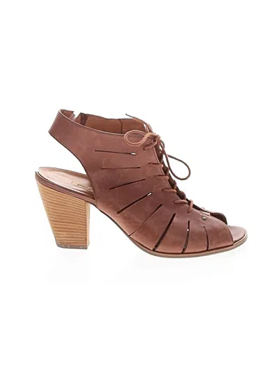 Pre-owned Paul Green Ankle Boots In Brown