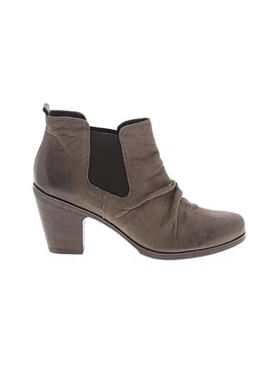 Pre-owned Paul Green Ankle Boots In Brown