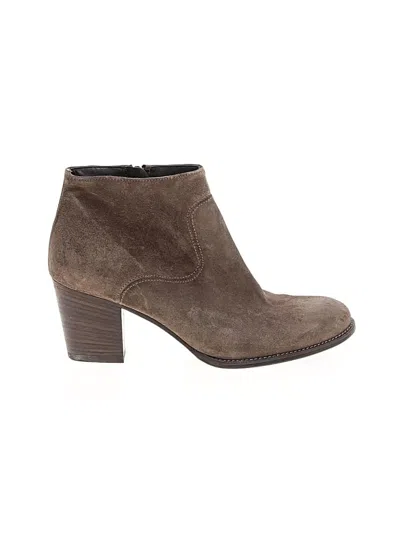 Pre-owned Paul Green Ankle Boots In Brown