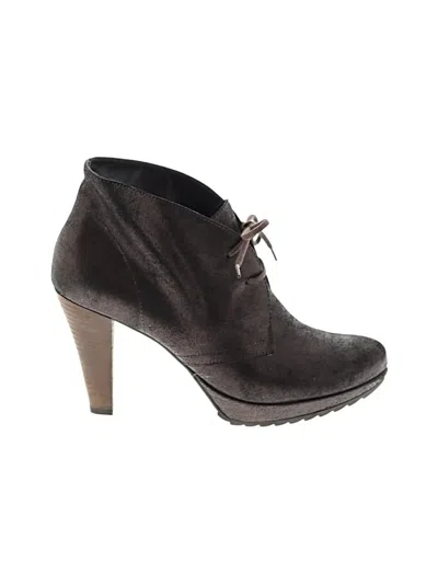Pre-owned Paul Green Ankle Boots In Brown