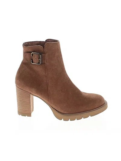 Pre-owned Paul Green Ankle Boots In Brown