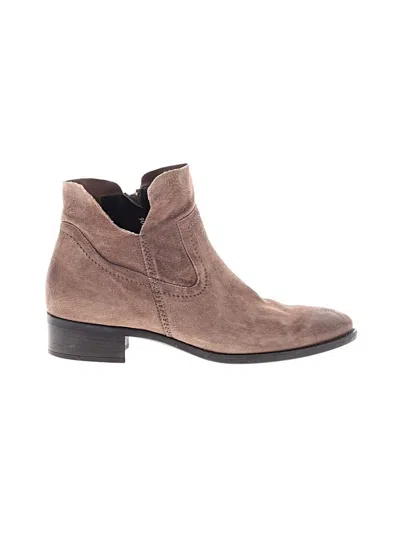 Pre-owned Paul Green Ankle Boots In Brown