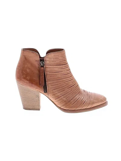 Pre-owned Paul Green Ankle Boots In Brown
