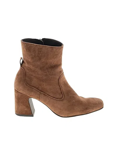 Pre-owned Paul Green Ankle Boots In Brown