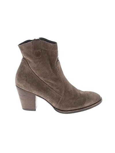 Pre-owned Paul Green Ankle Boots In Brown