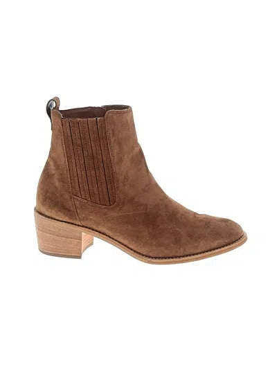 Pre-owned Paul Green Ankle Boots In Brown