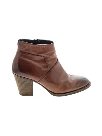 Pre-owned Paul Green Ankle Boots In Brown