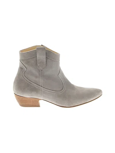 Pre-owned Paul Green Ankle Boots In Gray