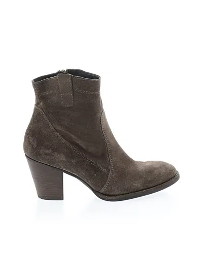 Pre-owned Paul Green Ankle Boots In Gray