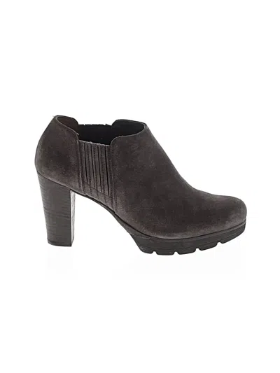 Pre-owned Paul Green Ankle Boots In Gray