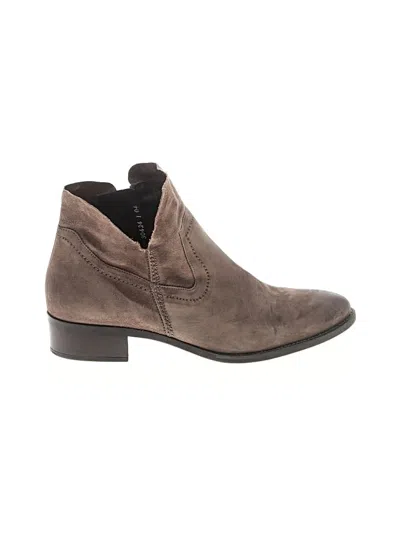 Pre-owned Paul Green Ankle Boots In Gray