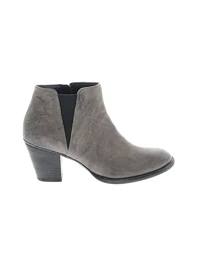 Pre-owned Paul Green Ankle Boots In Gray