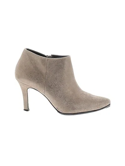 Pre-owned Paul Green Ankle Boots In Gray