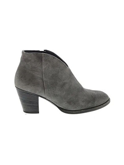 Pre-owned Paul Green Ankle Boots In Gray