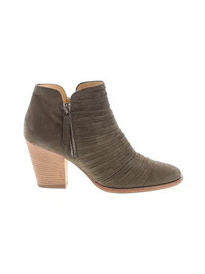 Pre-owned Paul Green Ankle Boots In Green
