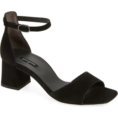 Paul Green Ankle Strap Sandal In Black